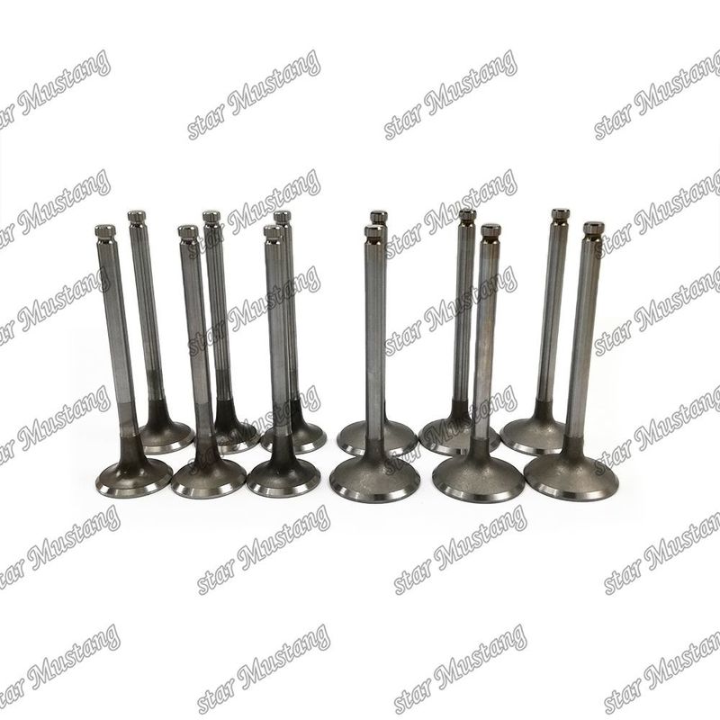 صمام المحرك 6BD1 DB58 IN 65.01735-2558 EX 65.01734-267 مناسب لقطع غيار محرك Isuzu