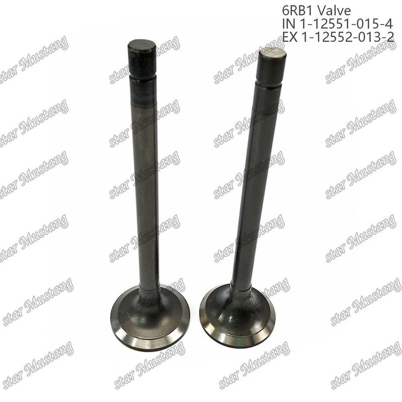 صمام 6RB1 IN 1-12551-015-4 EX 1-12552-013-2 مناسب لقطع غيار محرك Isuzu