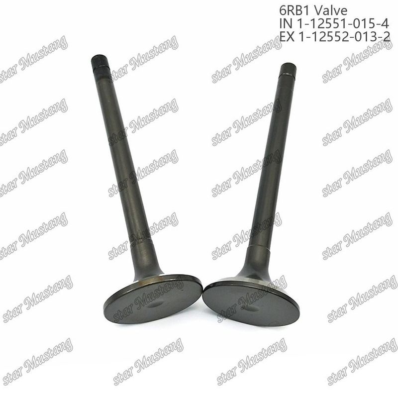 صمام 6RB1 IN 1-12551-015-4 EX 1-12552-013-2 مناسب لقطع غيار محرك Isuzu