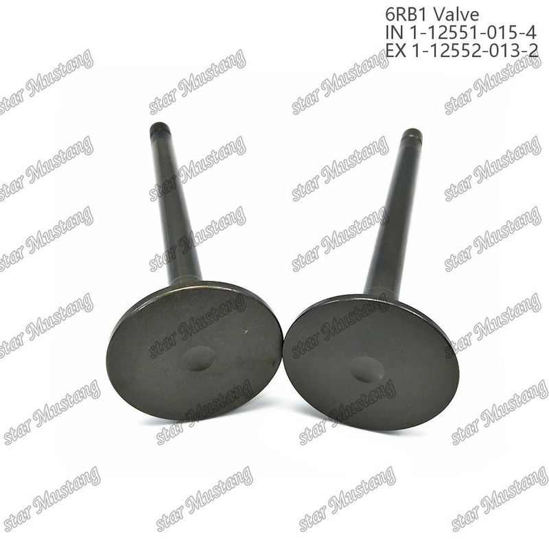 صمام 6RB1 IN 1-12551-015-4 EX 1-12552-013-2 مناسب لقطع غيار محرك Isuzu