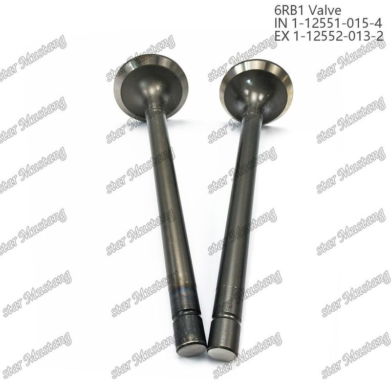 صمام 6RB1 IN 1-12551-015-4 EX 1-12552-013-2 مناسب لقطع غيار محرك Isuzu