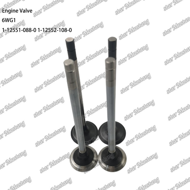 صمام 6WG1 IN 1-12551-088-0 EX 1-12552-108-0 مناسب لقطع غيار محرك Isuzu
