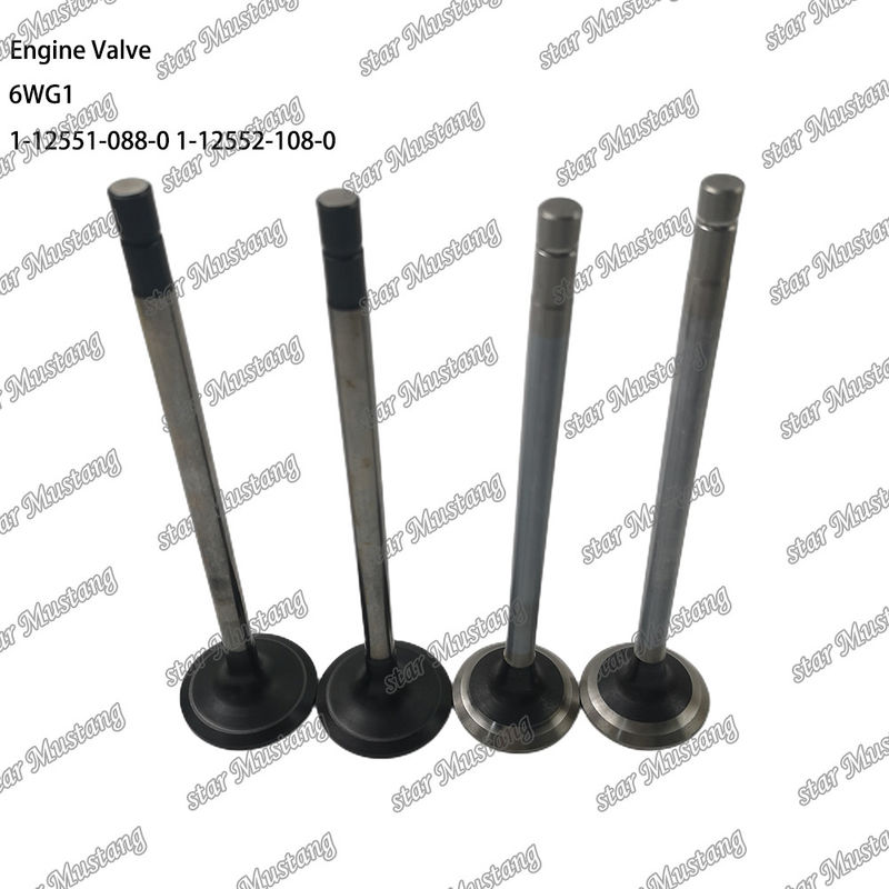 صمام 6WG1 IN 1-12551-088-0 EX 1-12552-108-0 مناسب لقطع غيار محرك Isuzu