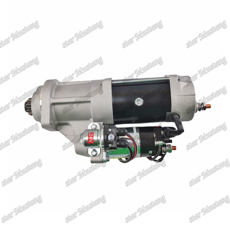 QSB6.7 R290-9 محرك بدء المحرك 24V 10T 7.5KW لقطع الغيار CUMMINS المحرك