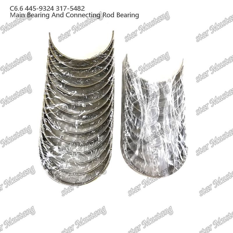 المحامل الرئيسي ومحامل العصا C6.6 STD 445-9324 317-5482 مناسبة لأجزاء احتياطية محرك Caterpillar