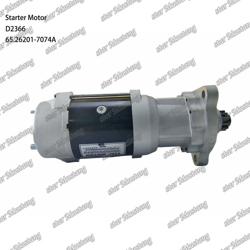 D2366 محرك بدء المحرك 39MT 24V 9.0KW 11T 65.26201-7074A لأجزاء احتياطية محرك دوسان دايوو