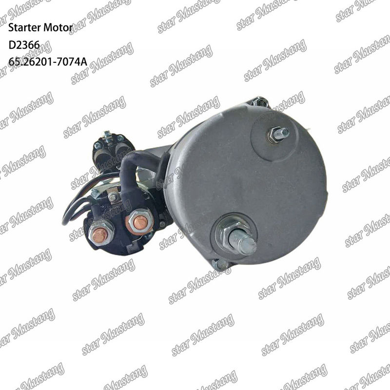 D2366 محرك بدء المحرك 39MT 24V 9.0KW 11T 65.26201-7074A لأجزاء احتياطية محرك دوسان دايوو