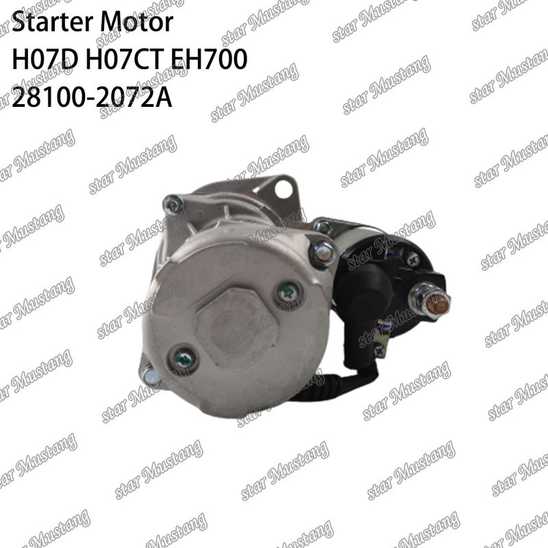 H07D H07CT EH700 EX220-5 محرك بدء المحرك 24V 11T 5.5KW 28100-2072A 28100-1443A 28100-2271 لقطع الغيار المحرك HINO