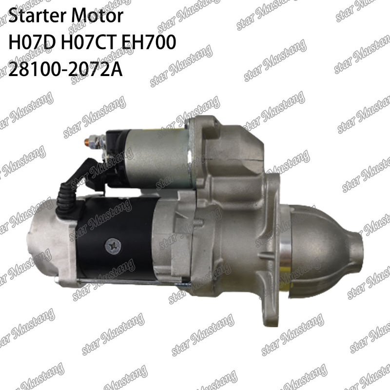 H07D H07CT EH700 EX220-5 محرك بدء المحرك 24V 11T 5.5KW 28100-2072A 28100-1443A 28100-2271 لقطع الغيار المحرك HINO