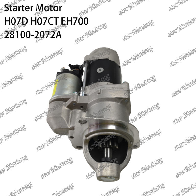 H07D H07CT EH700 EX220-5 محرك بدء المحرك 24V 11T 5.5KW 28100-2072A 28100-1443A 28100-2271 لقطع الغيار المحرك HINO