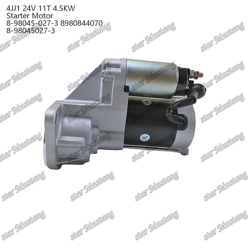 4JJ1 محرك بدء المحرك 24V 11T 4.5KW 8-98045-027-3 8980844070 8-98045027-3 لأجزاء احتياطية محرك ISUZU