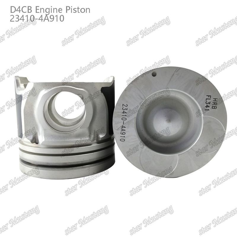 وزن خفيف المكبس D4CB 52mm غرفة الاحتراق 23410-4A910 لمعدل تدفق متوسط