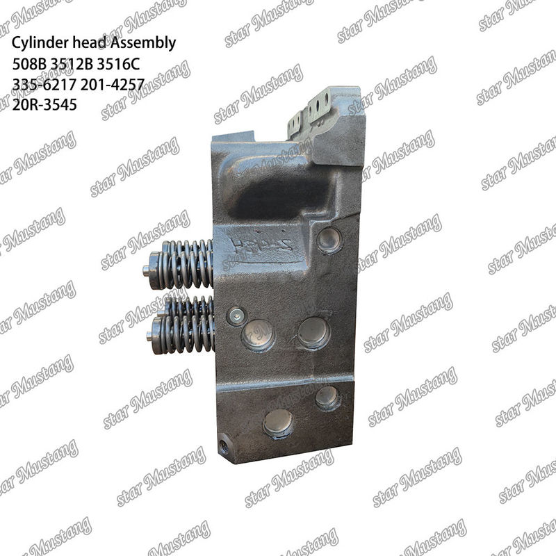 تجميع رأس الاسطوانة 508B 3512B 3516C 335-6217 201-4257 20R-3545 لقطع الغيار لمحرك Caterpillar نوع محرك الديزل