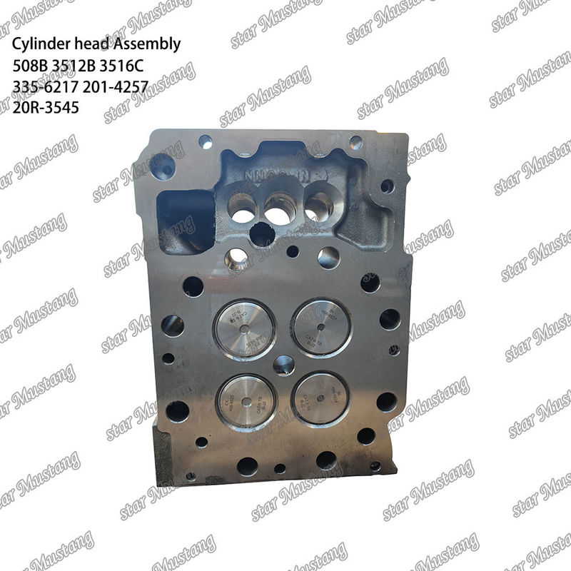 تجميع رأس الاسطوانة 508B 3512B 3516C 335-6217 201-4257 20R-3545 لقطع الغيار لمحرك Caterpillar نوع محرك الديزل