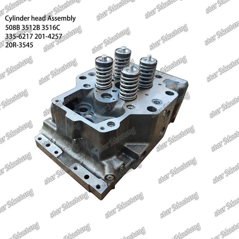 تجميع رأس الاسطوانة 508B 3512B 3516C 335-6217 201-4257 20R-3545 لقطع الغيار لمحرك Caterpillar نوع محرك الديزل