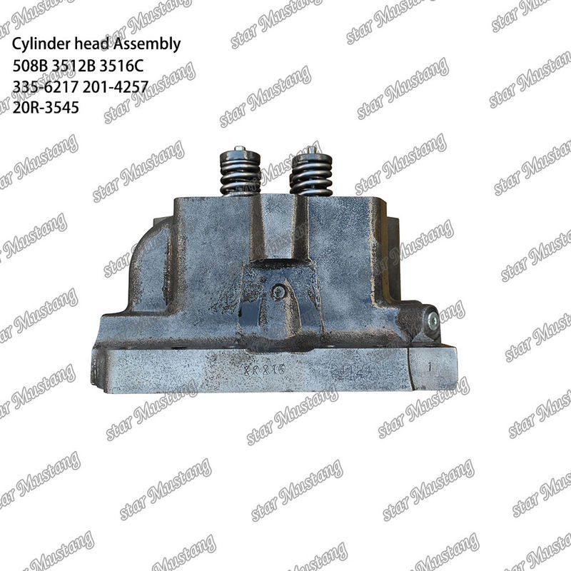 تجميع رأس الاسطوانة 508B 3512B 3516C 335-6217 201-4257 20R-3545 لقطع الغيار لمحرك Caterpillar نوع محرك الديزل