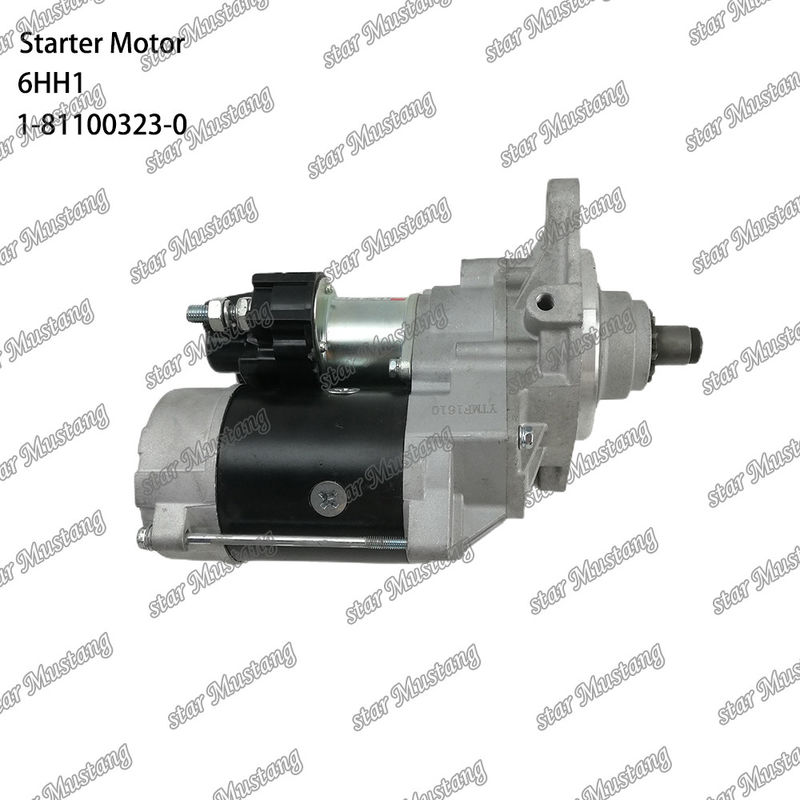 الوضع 6HH1 محرك بدء المحرك 11T 24V 5.0KW 1-81100323-0 1-81100307-0 لأجزاء احتياطية محرك ISUZU
