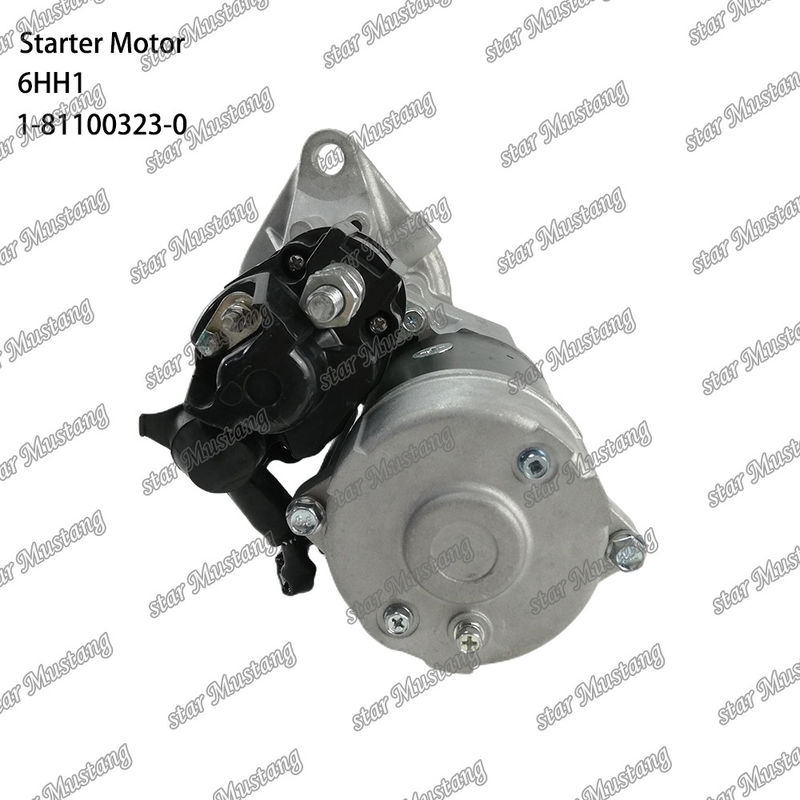 الوضع 6HH1 محرك بدء المحرك 11T 24V 5.0KW 1-81100323-0 1-81100307-0 لأجزاء احتياطية محرك ISUZU