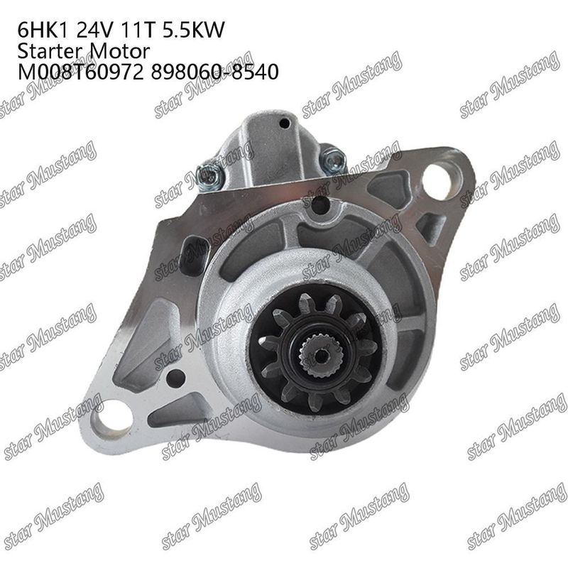 6HK1 محرك بدء المحرك 24V 11T 5.5KW M008T60972 898060-8540 لأجزاء احتياطية محرك ISUZU
