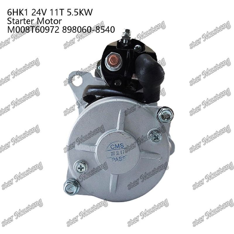 6HK1 محرك بدء المحرك 24V 11T 5.5KW M008T60972 898060-8540 لأجزاء احتياطية محرك ISUZU