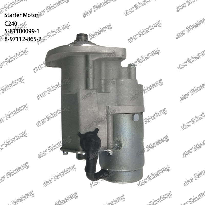 C240 محرك محرك 9T 12V 5-81100099-1 8-97112-865-2 لأجزاء احتياطية محرك ISUZU