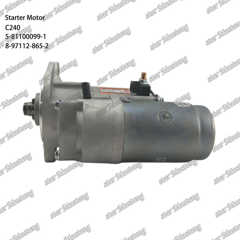 C240 محرك محرك 9T 12V 5-81100099-1 8-97112-865-2 لأجزاء احتياطية محرك ISUZU