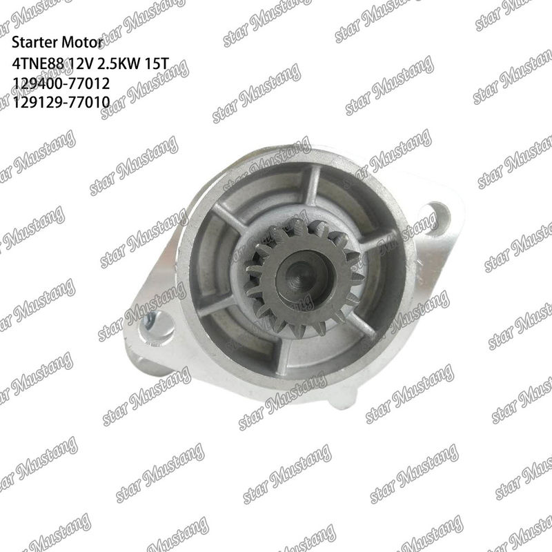 4TNE88 محرك محرك 12V 2.5KW 15T 129400-77012 129129-77010 لأجزاء احتياطية محرك يانمار