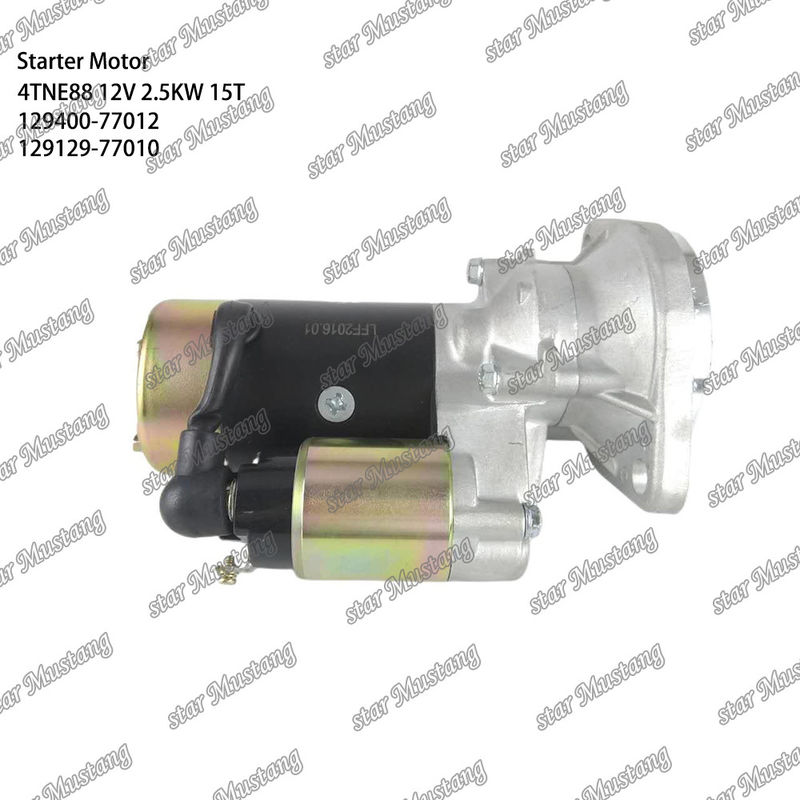 4TNE88 محرك محرك 12V 2.5KW 15T 129400-77012 129129-77010 لأجزاء احتياطية محرك يانمار