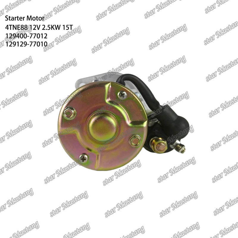 4TNE88 محرك محرك 12V 2.5KW 15T 129400-77012 129129-77010 لأجزاء احتياطية محرك يانمار