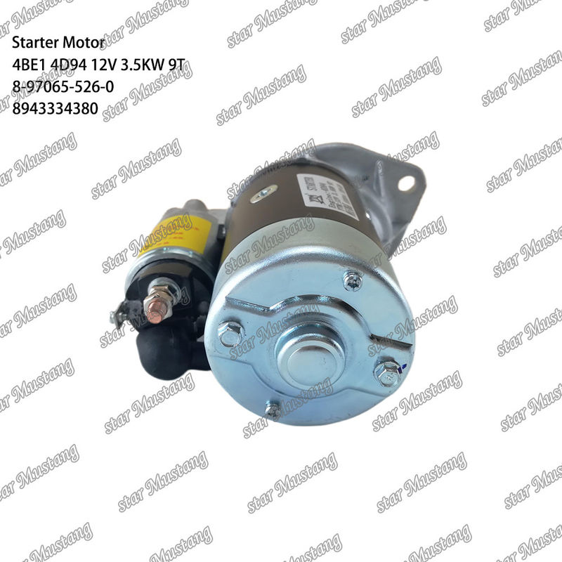 محرك البدء 4BE1 4D94 12V 9T 8-97065-526-0 8943334380 مناسبة ل لقطاعات محرك كوماتسو