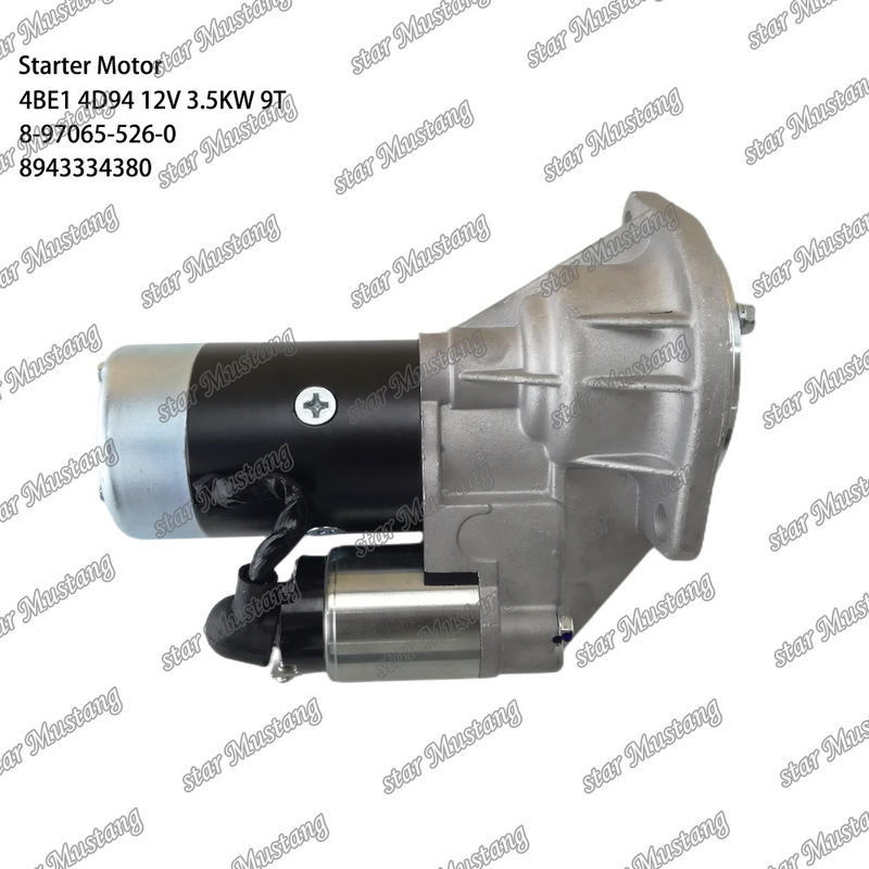 محرك البدء 4BE1 4D94 12V 9T 8-97065-526-0 8943334380 مناسبة ل لقطاعات محرك كوماتسو