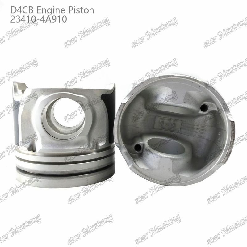 وزن خفيف المكبس D4CB 52mm غرفة الاحتراق 23410-4A910 لمعدل تدفق متوسط