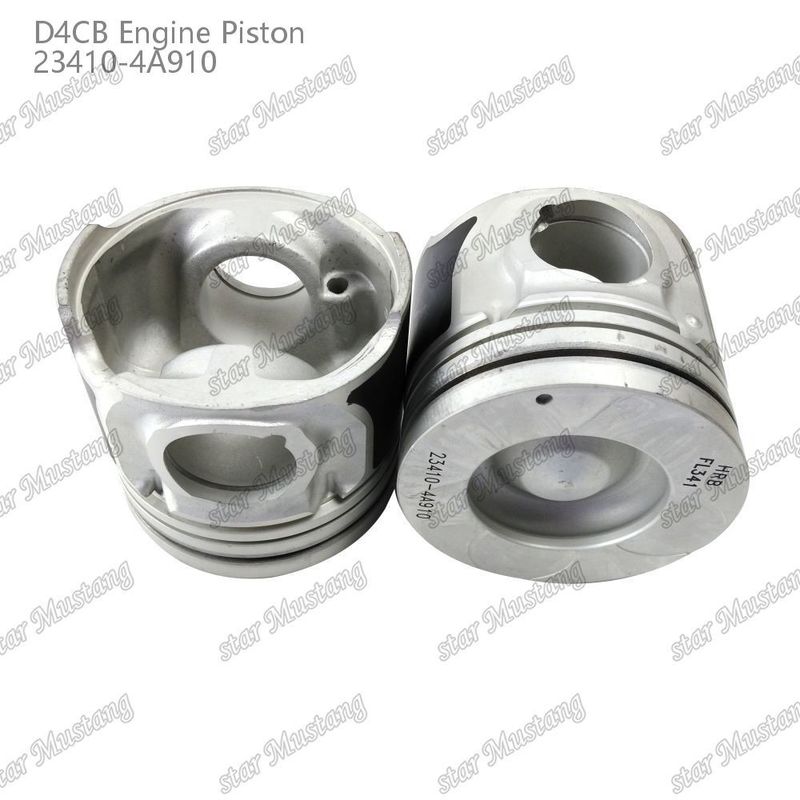 وزن خفيف المكبس D4CB 52mm غرفة الاحتراق 23410-4A910 لمعدل تدفق متوسط