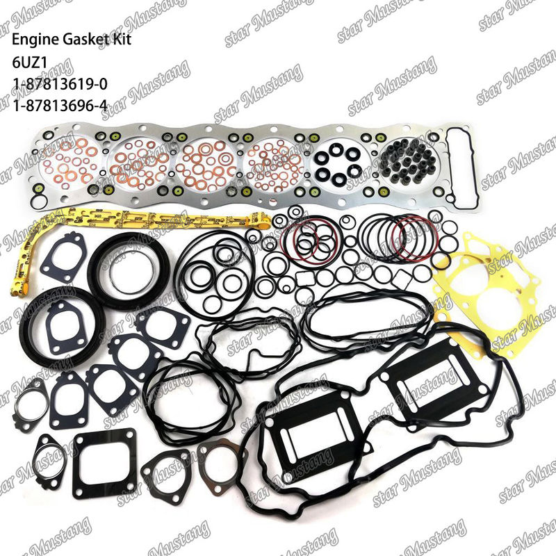 مجموعة غسيل كاملة 6UZ1 1-87813619-0 1-87813696-4 مناسبة لأجزاء محرك ISUZU