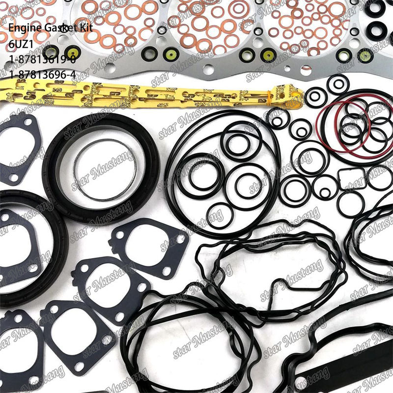 مجموعة غسيل كاملة 6UZ1 1-87813619-0 1-87813696-4 مناسبة لأجزاء محرك ISUZU