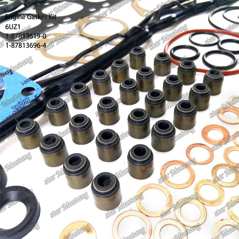 مجموعة غسيل كاملة 6UZ1 1-87813619-0 1-87813696-4 مناسبة لأجزاء محرك ISUZU