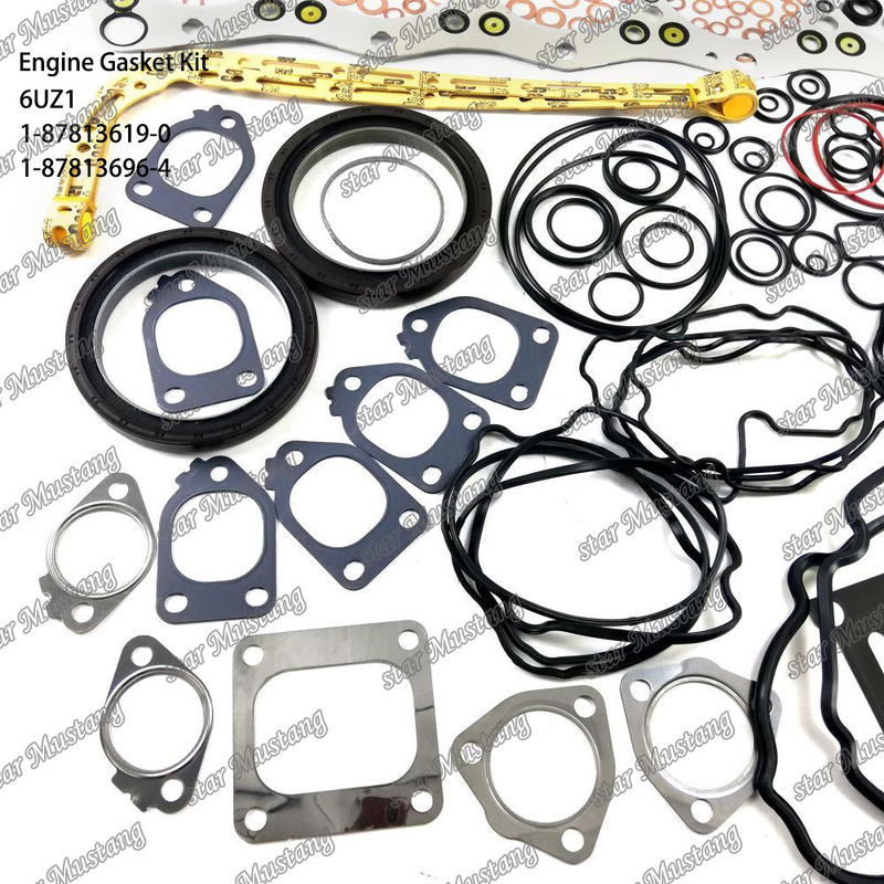 مجموعة غسيل كاملة 6UZ1 1-87813619-0 1-87813696-4 مناسبة لأجزاء محرك ISUZU