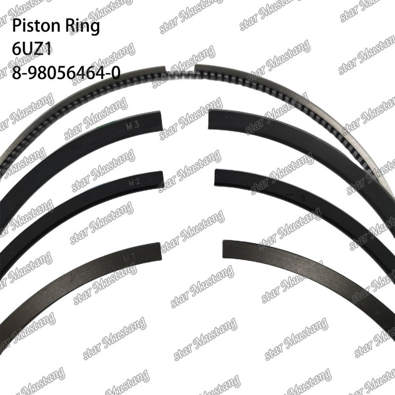 حلقة البستون 6UZ1 8-98056464-0 1-87813127-0 مناسبة لأجزاء محرك إيسوزو