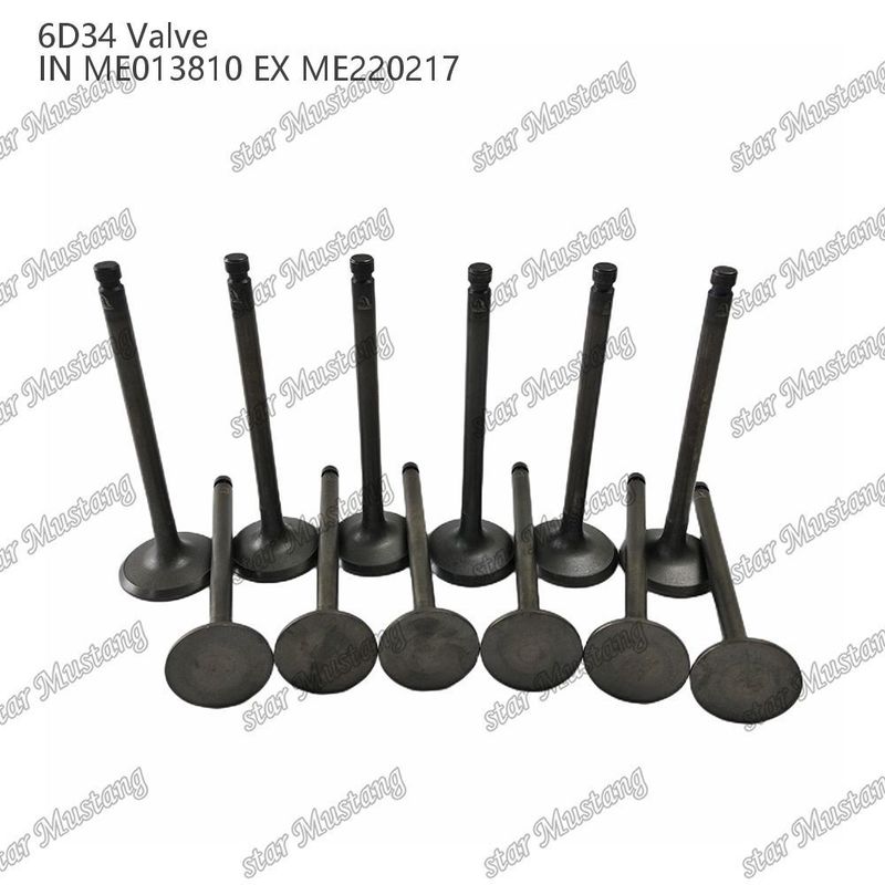 6D34 ME013810 ME220217 جزء محرك ديزل مخزون أصلي مع دعم عبر الإنترنت بعد