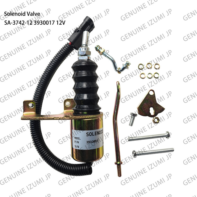 SA-3742-12 3932017 صمام لولبي للإغلاق 12 فولت لقطع غيار محركات الديزل