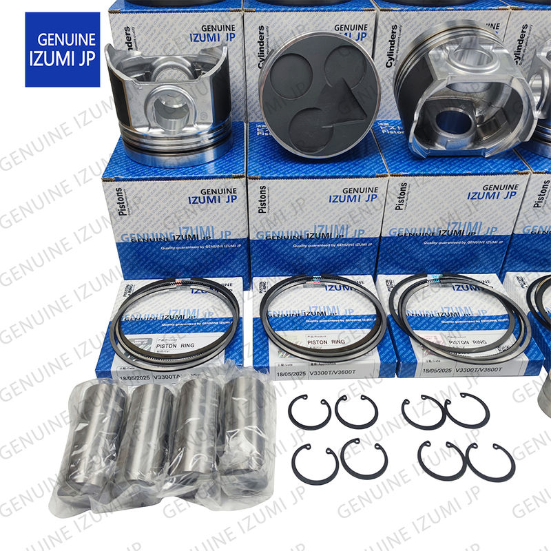 طقم جلبة أسطوانة V3600T مكبس 1J510-21113 لقطع غيار محركات ديزل Kubota