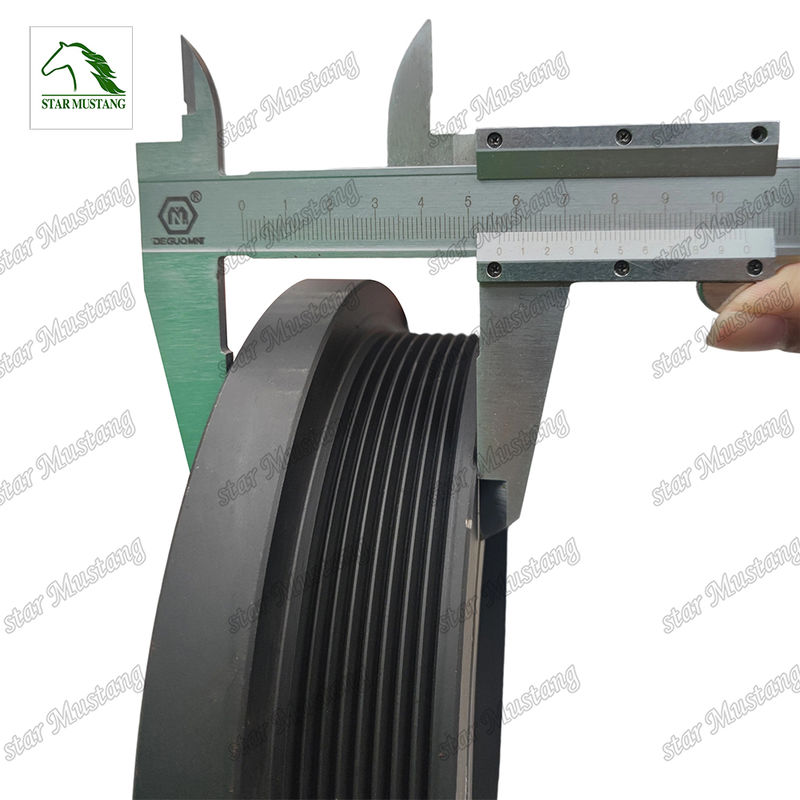 HD-2094 PC300-7 بكرة العمود المرفقي القطر الخارجي 228 مم لقطع غيار محرك حفارة كوماتسو