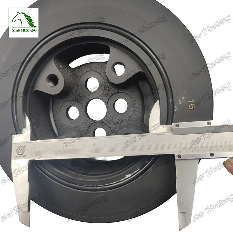 HD-2094 PC300-7 بكرة العمود المرفقي القطر الخارجي 228 مم لقطع غيار محرك حفارة كوماتسو