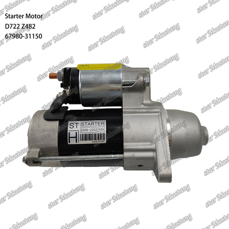آلة التغيير D722 Z482 9T 12V 67980-31150 مناسبة لأجزاء محرك kubota