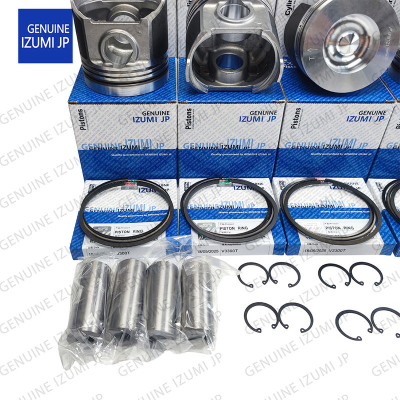 طقم جلبة أسطوانة V3300T-16V مكبس 1C050-21112 لقطع غيار إصلاح محرك ديزل Kubota