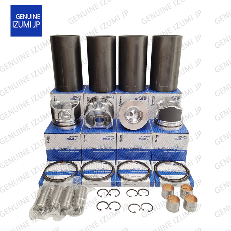 V3300T-16V مجموعة طلاء الأسطوانات البستون 1G527-21110 لأجزاء إصلاح محركات Kubota الديزل