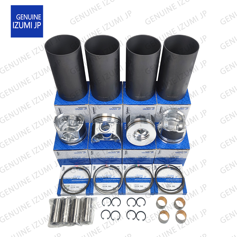 طقم بطانة أسطوانة V3800T مكبس 1J550-21110 لقطع غيار محركات ديزل Kubota