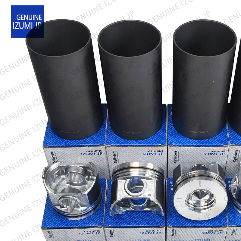 طقم بطانة أسطوانة V3800T مكبس 1J550-21110 لقطع غيار محركات ديزل Kubota