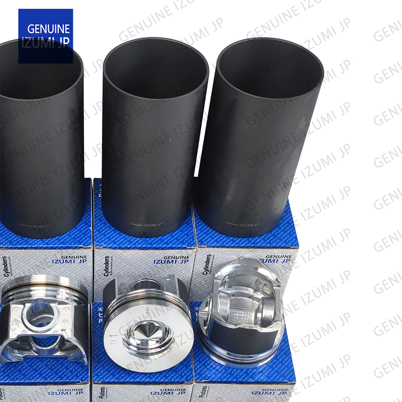 طقم بطانة أسطوانة V3800T مكبس 1J550-21110 لقطع غيار محركات ديزل Kubota